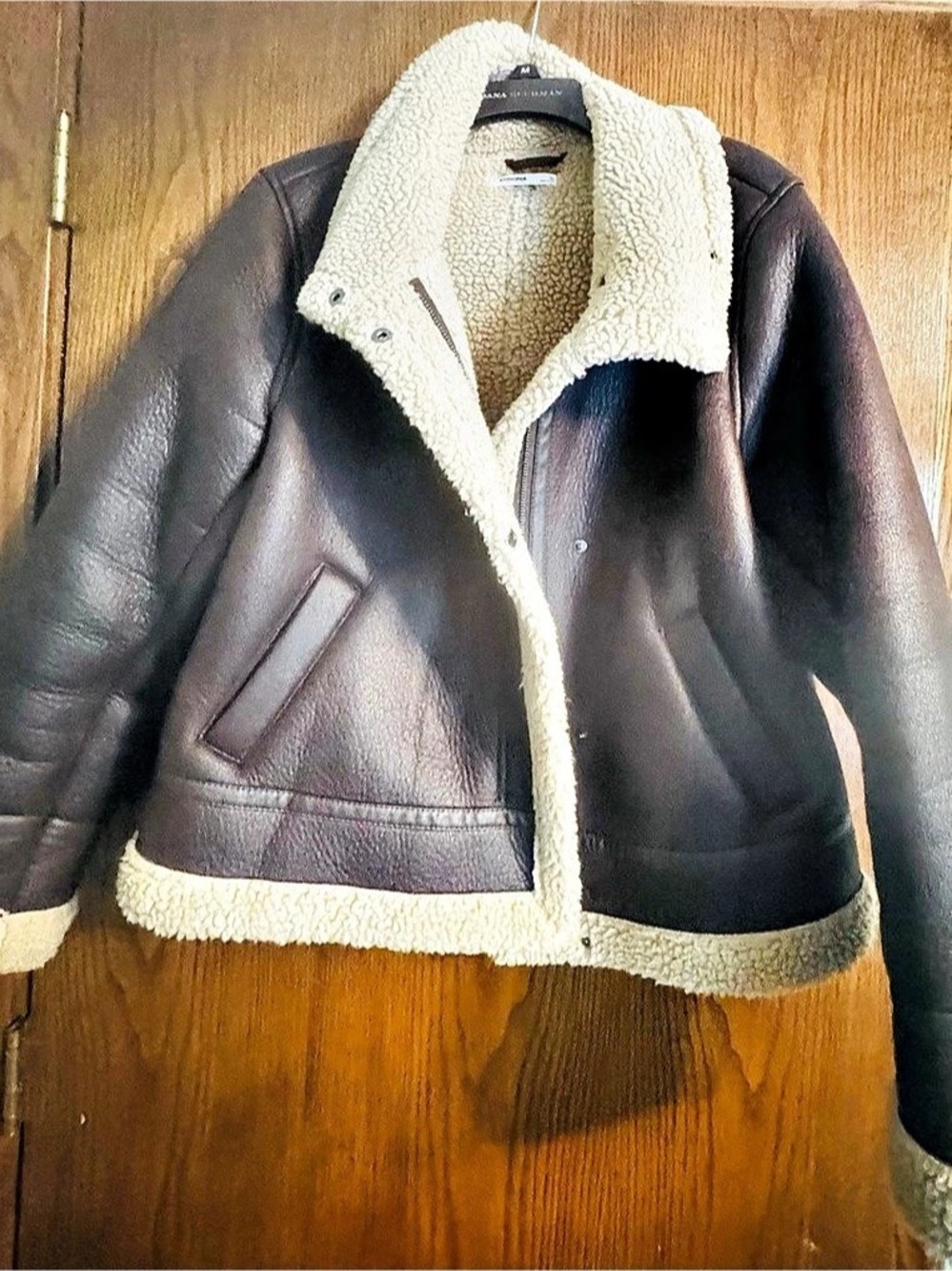 SONOMA Brown Sherpa-Lined Jacket Like New